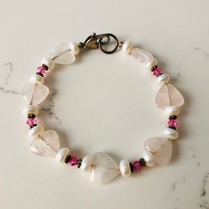 Handmade heart bracelet
